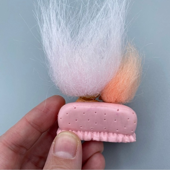 Russ Miniature Troll Doll Grandma & me Reading a Book 2” Family Gift Collectable - Picture 2 of 6